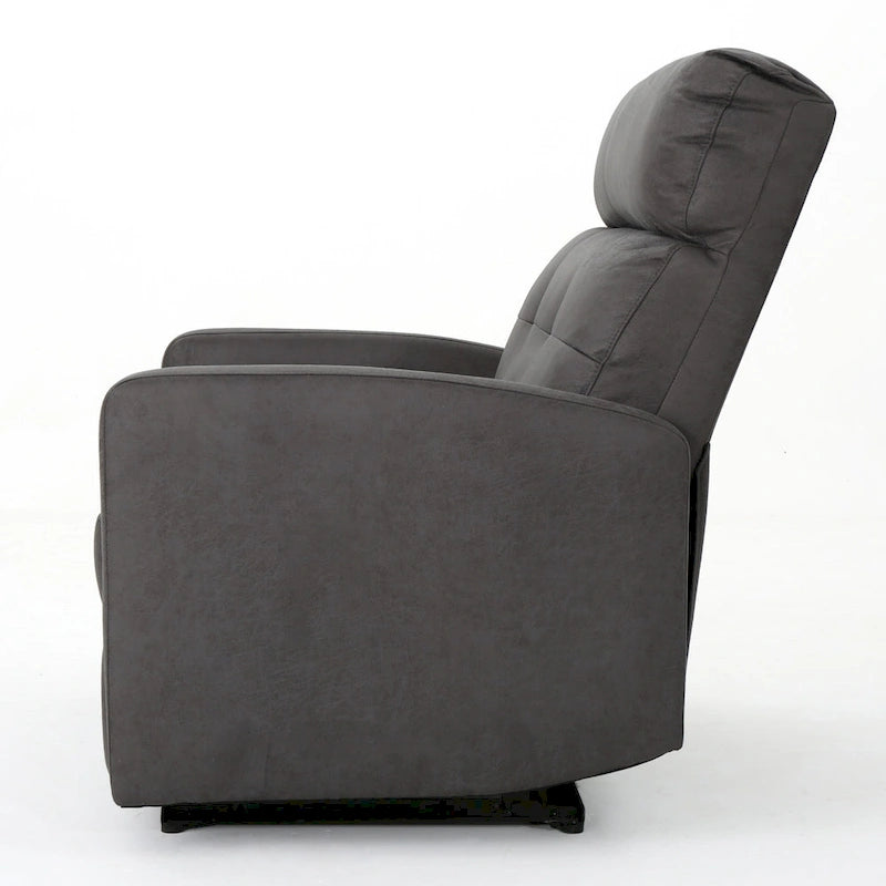 Moderner zeitgenössischer Relaxsessel (Zweisitzer), Loveseat aus Stoff mit weichen Polstern