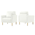 Samt-Sessel für das Wohnzimmer - 2er-Set