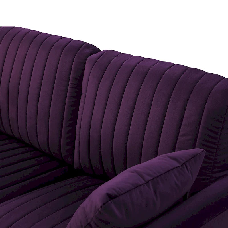 Samt-Sessel für das Wohnzimmer - 2er-Set