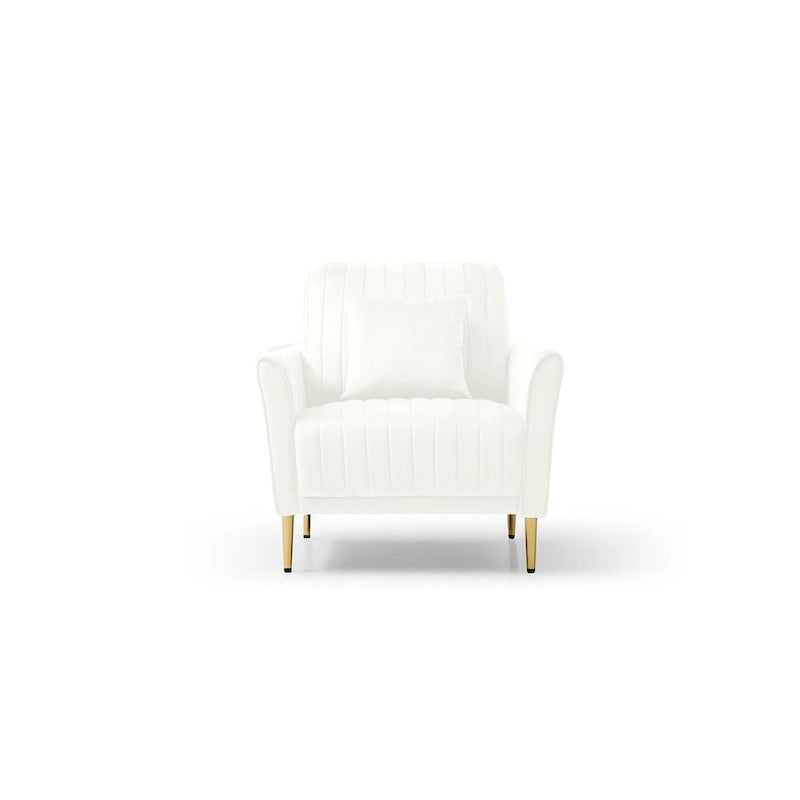 Samt-Sessel für das Wohnzimmer - 2er-Set