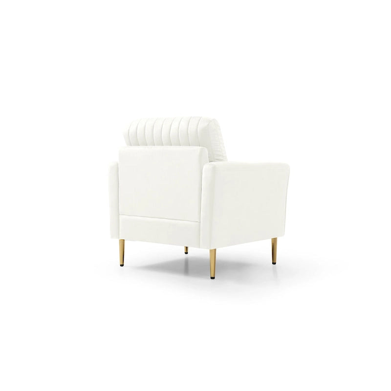 Samt-Sessel für das Wohnzimmer - 2er-Set