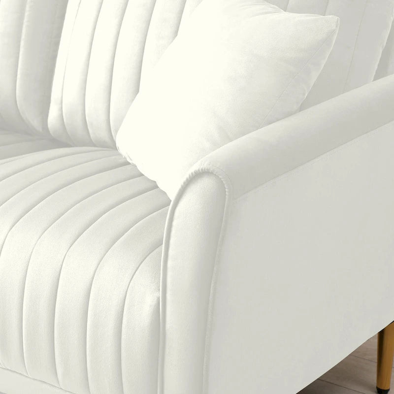 Samt-Sessel für das Wohnzimmer - 2er-Set