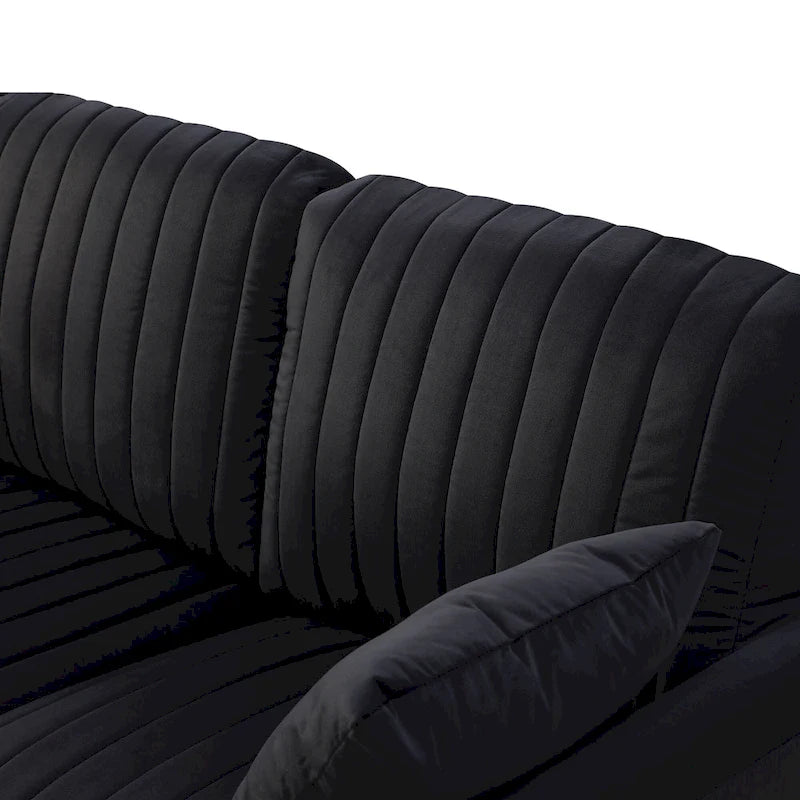 Samt-Sessel für das Wohnzimmer - 2er-Set