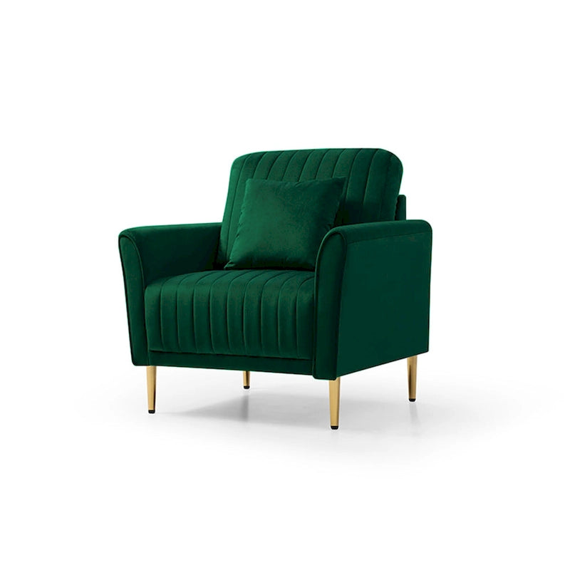 Samt-Sessel für das Wohnzimmer - 2er-Set