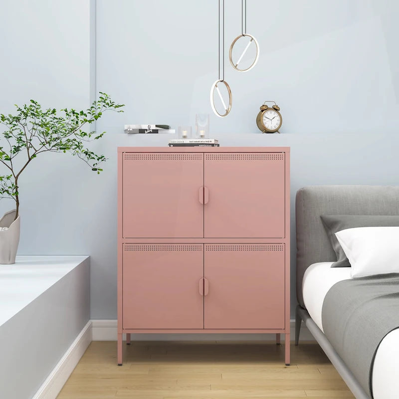 Versatile Metal Storage Locker for Home and Office, Meeting Various Storage Demands