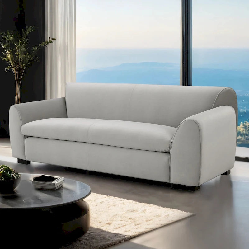 Modern Bench Style Sofa with OEKO TEX Certified Fabric