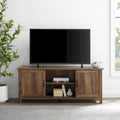 58-inch TV stand with grooved doors