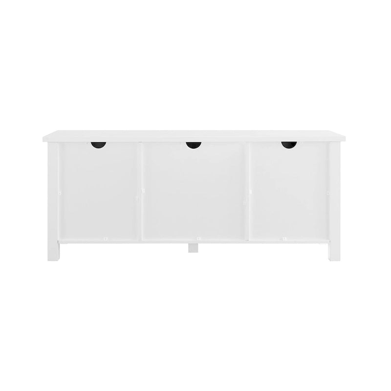 58-inch TV stand with grooved doors