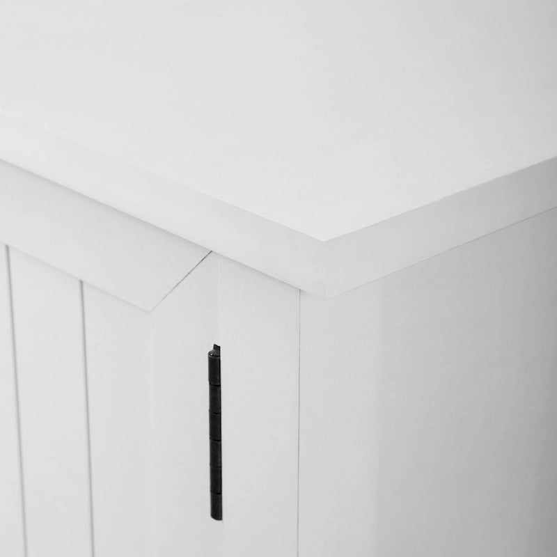 58-inch TV stand with grooved doors