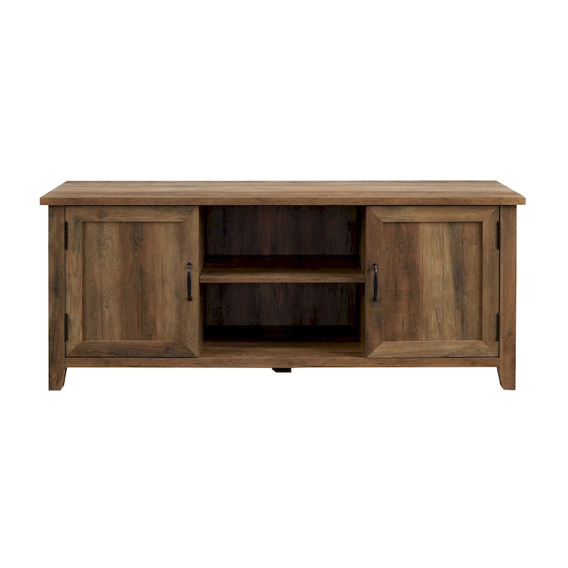 58-inch TV stand with grooved doors