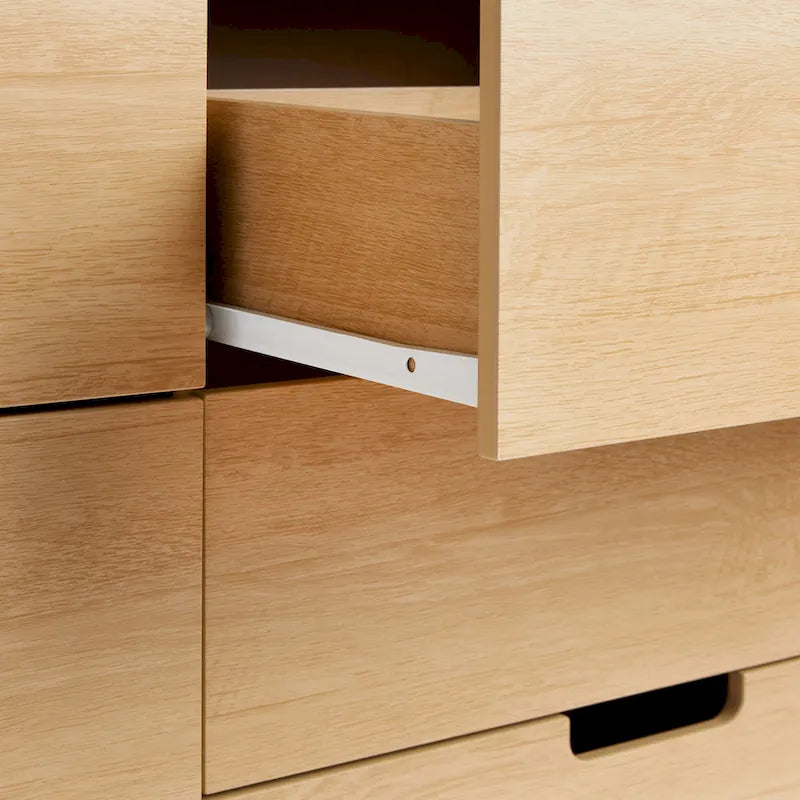 6 Drawer Dresser with Cut Out Handles
