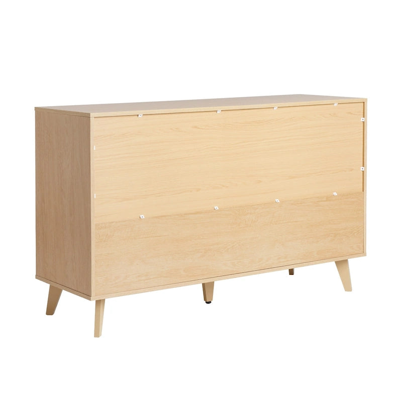 6 Drawer Dresser with Cut Out Handles
