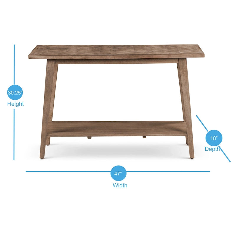 Konsolentisch aus massivem Mangoholz