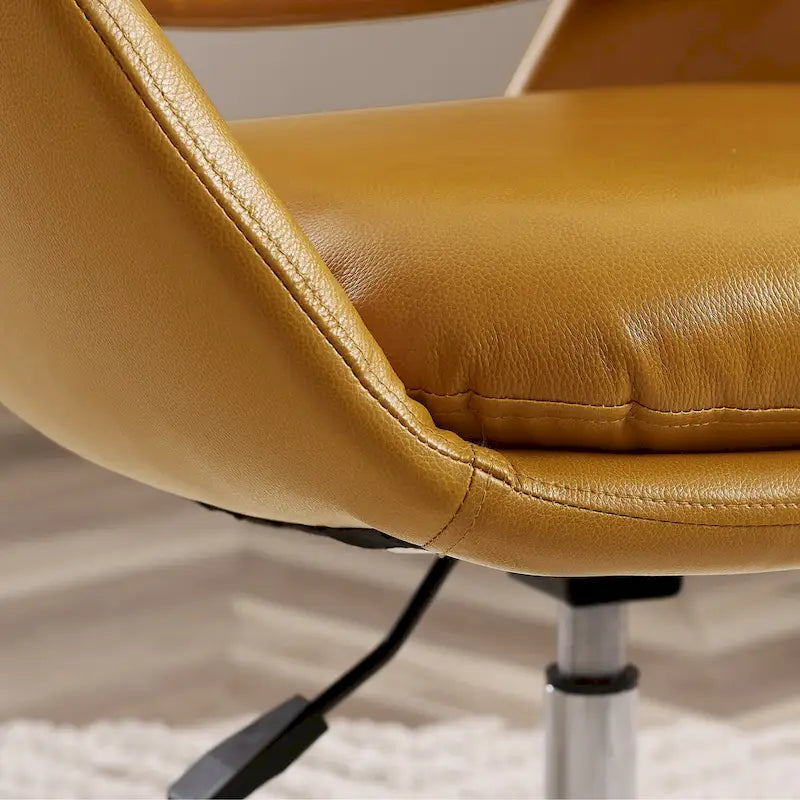 Moderner, drehbarer und höhenverstellbarer Akzent-Armlehnsessel für das Homeoffice