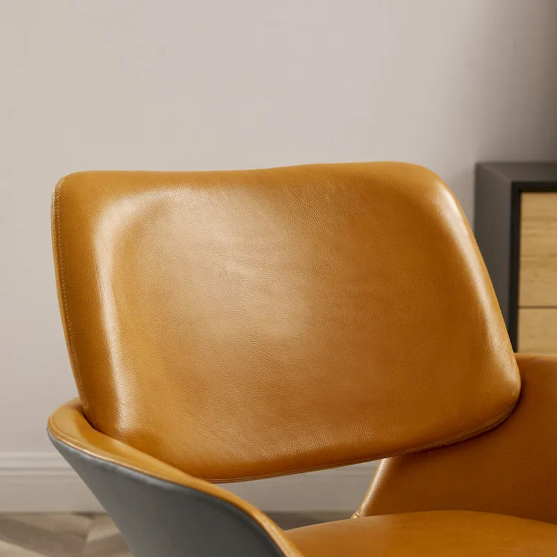 Moderner, drehbarer und höhenverstellbarer Akzent-Armlehnsessel für das Homeoffice