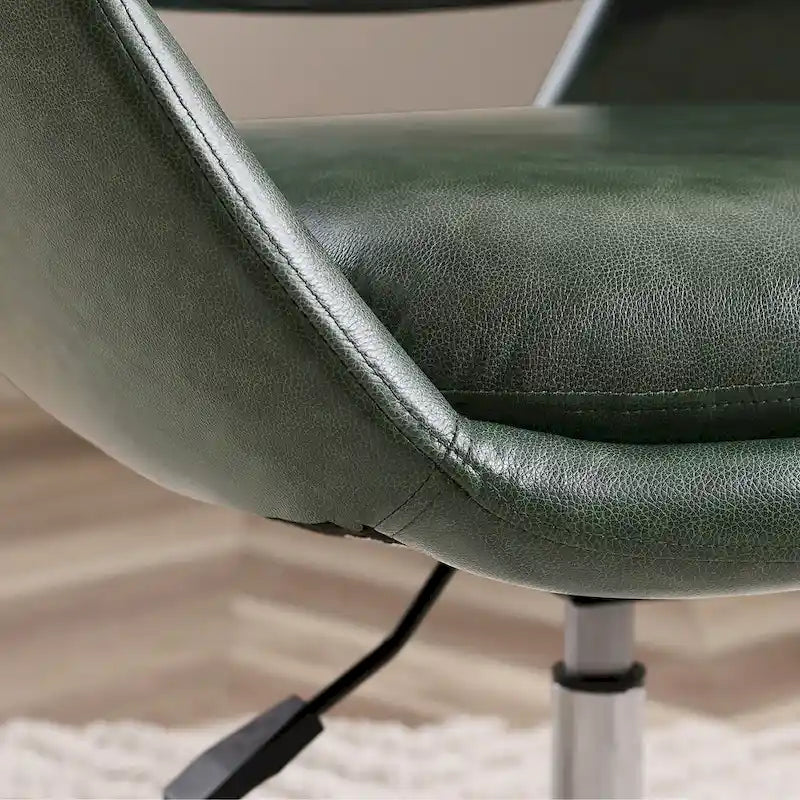 Moderner, drehbarer und höhenverstellbarer Akzent-Armlehnsessel für das Homeoffice