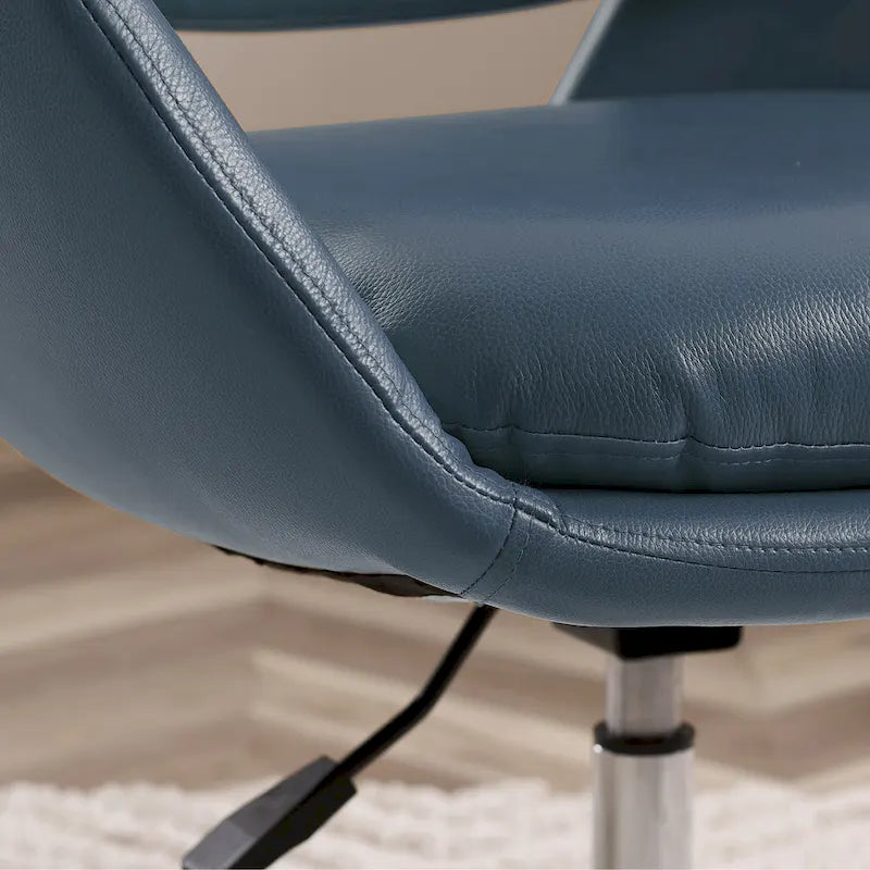 Moderner, drehbarer und höhenverstellbarer Akzent-Armlehnsessel für das Homeoffice
