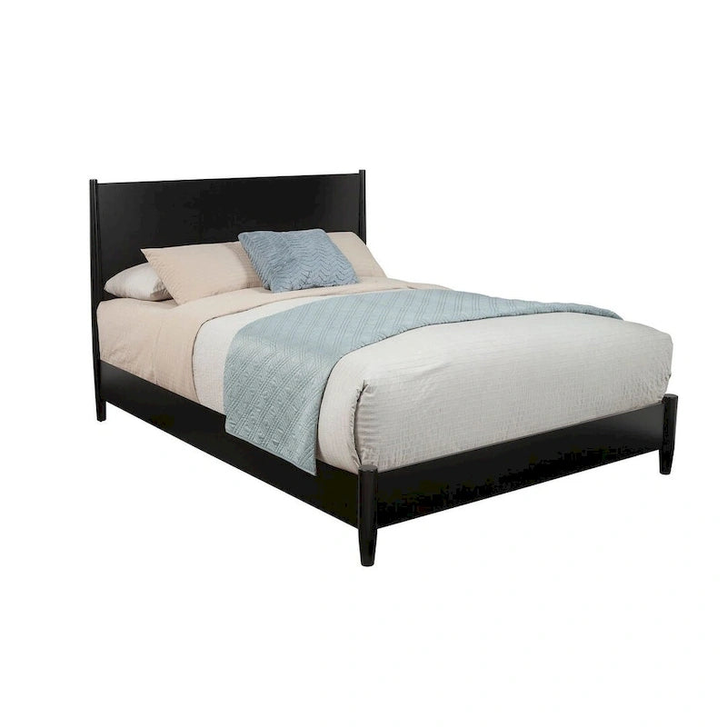 Plattformbett, schwarz