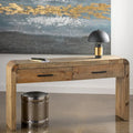 Natural Wood Entryway Table