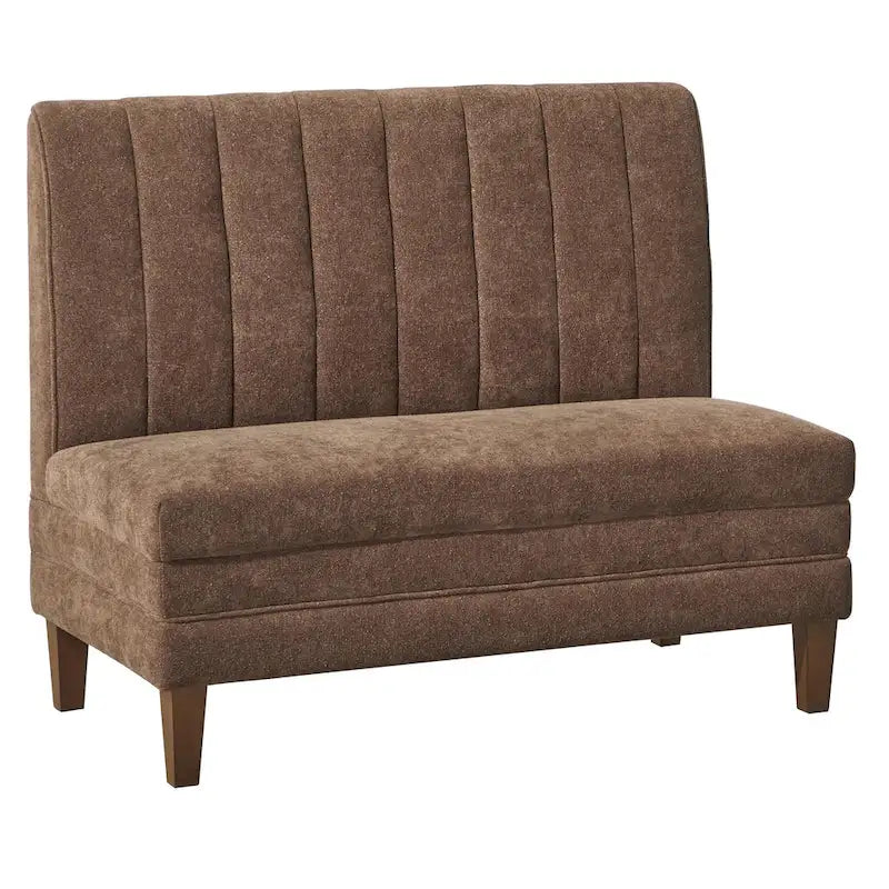 Channel Back Upholstered Bench