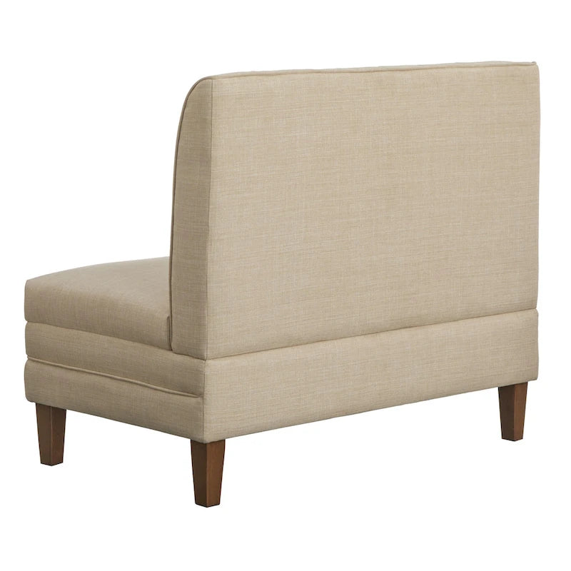 Channel Back Upholstered Bench