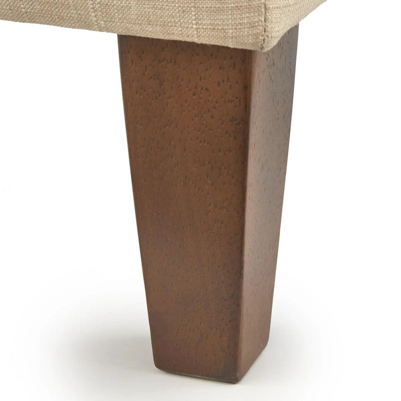 Channel Back Upholstered Bench