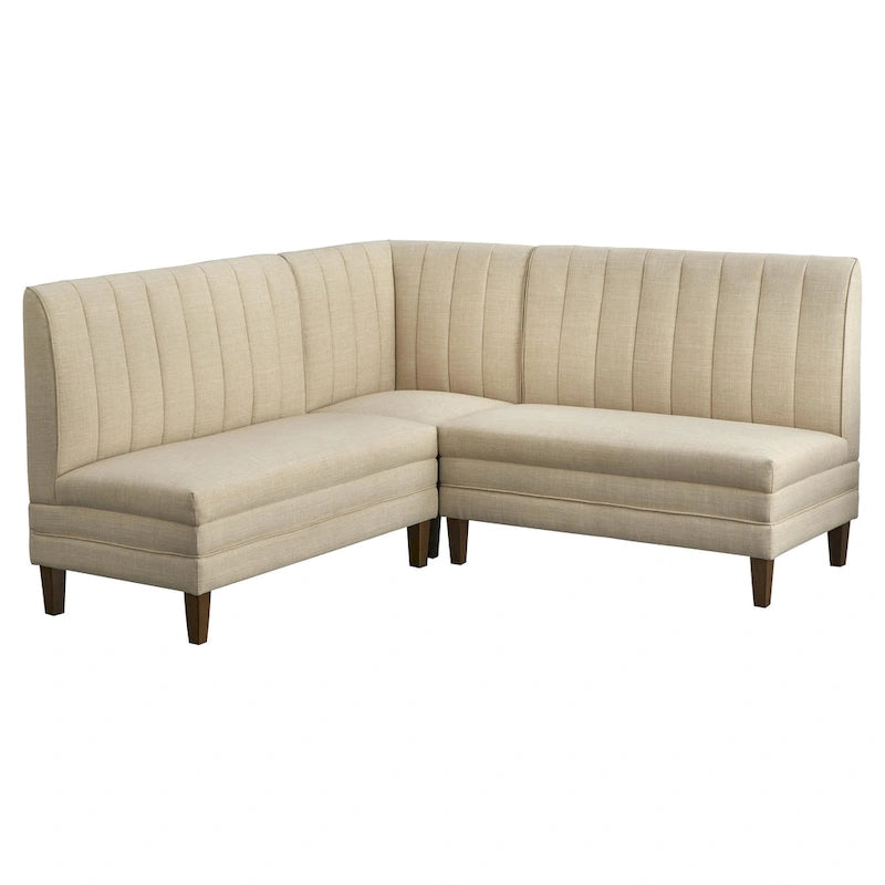 Channel Back Upholstered Bench