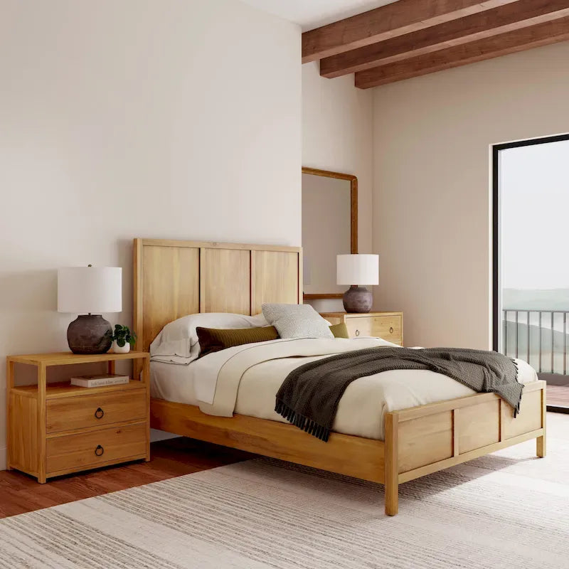 Panelbett in Queen-Size