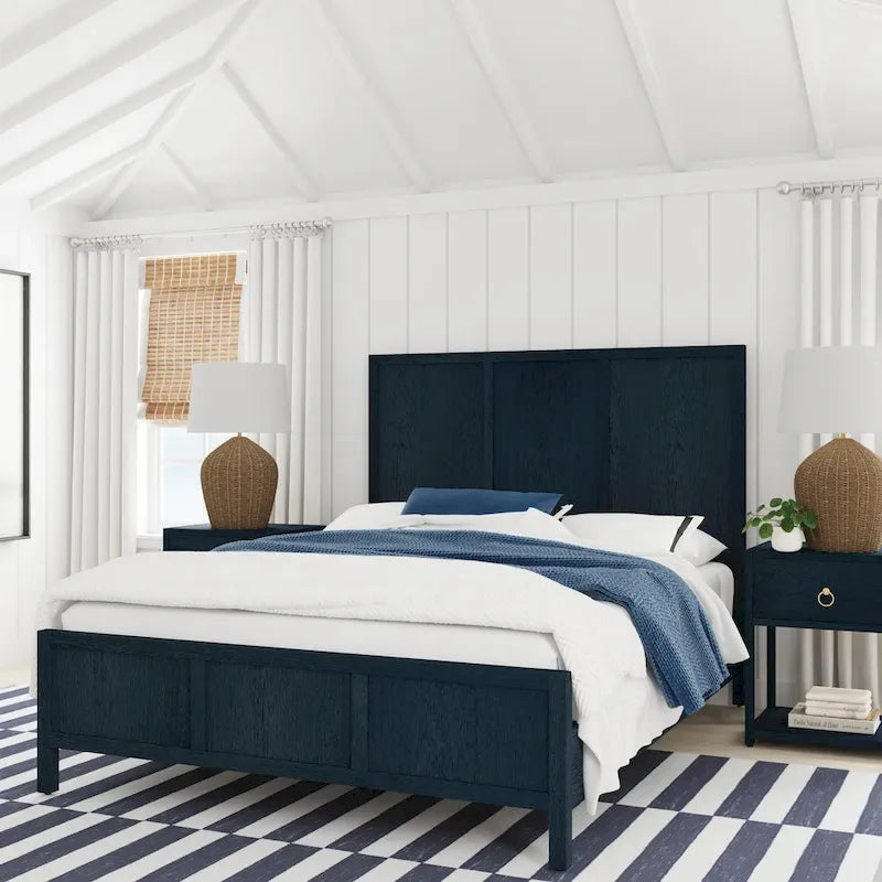 Panelbett in Queen-Size