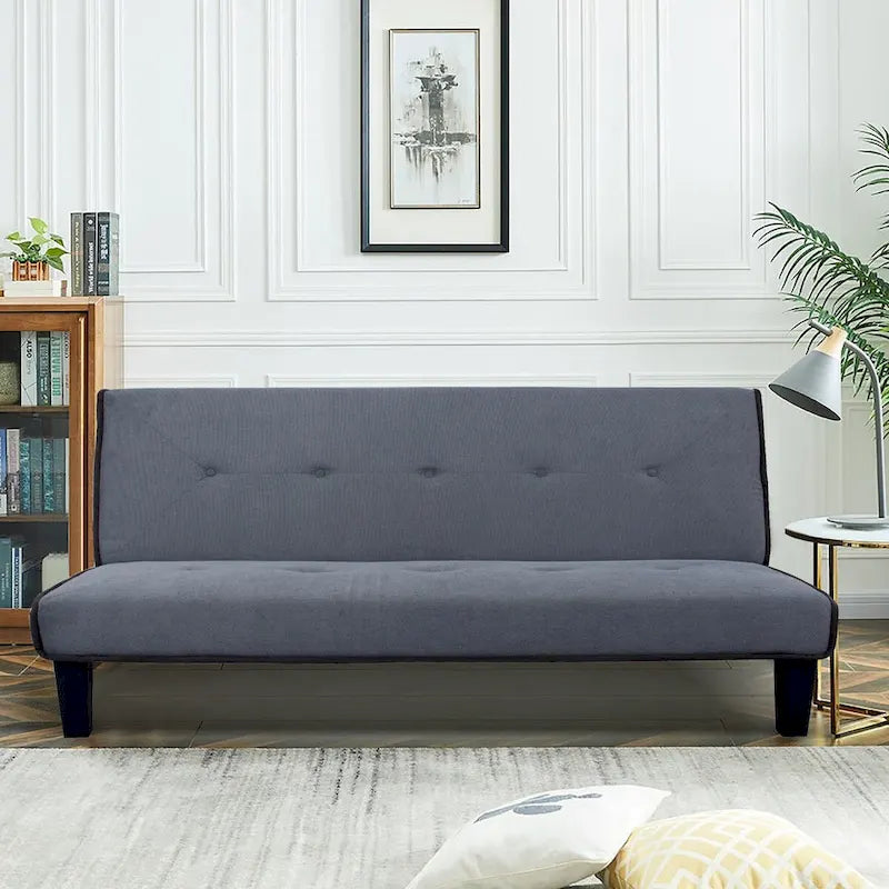 Schlafsofa mit Biscuit-Steppung und Matratze