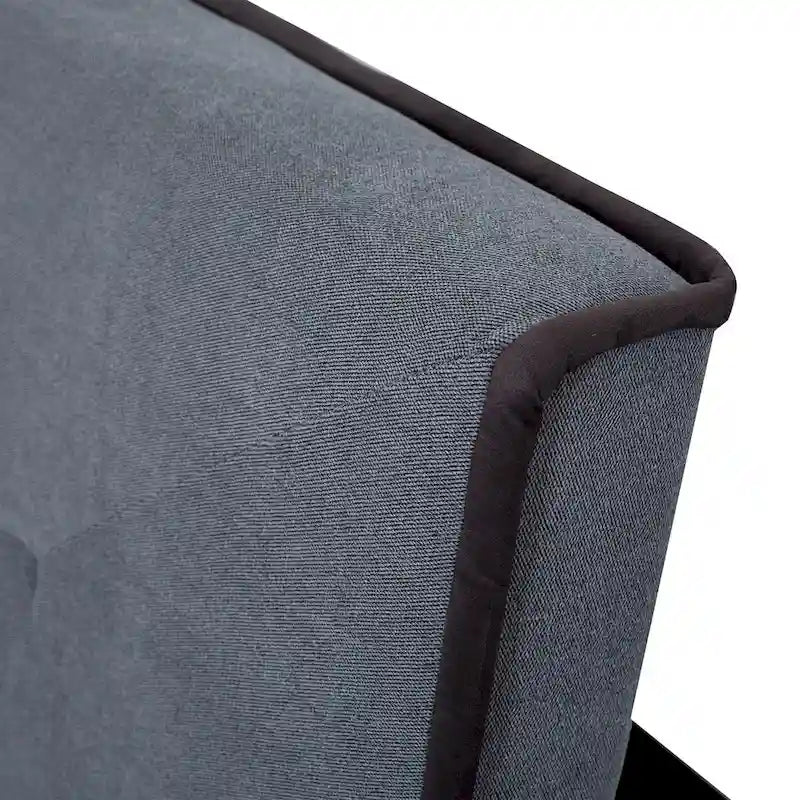 Schlafsofa mit Biscuit-Steppung und Matratze