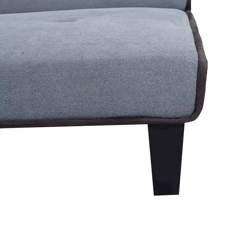 Schlafsofa mit Biscuit-Steppung und Matratze