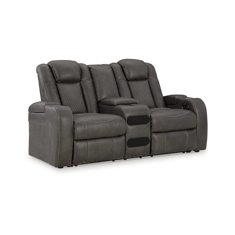 Elektrischer Doppel-Liegesessel (mit Mittelkonsole) — 74" W x 43" D x 43" H