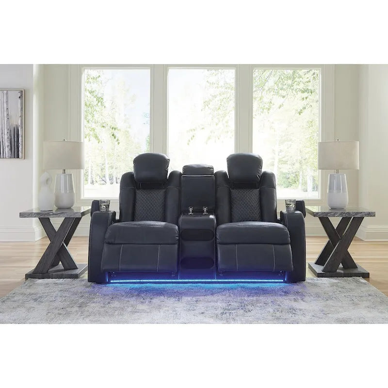 Elektrischer Doppel-Liegesessel (mit Mittelkonsole) — 74" W x 43" D x 43" H