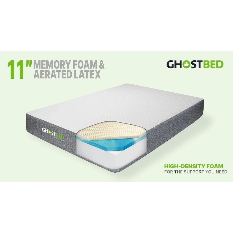 Matelas de 11 pouces en mousse à mémoire de forme avec gel rafraîchissant