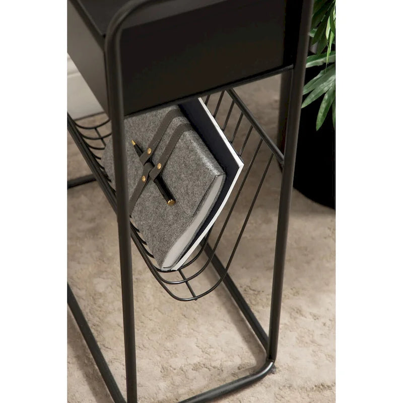 Narrow Side Table - 19x9x26