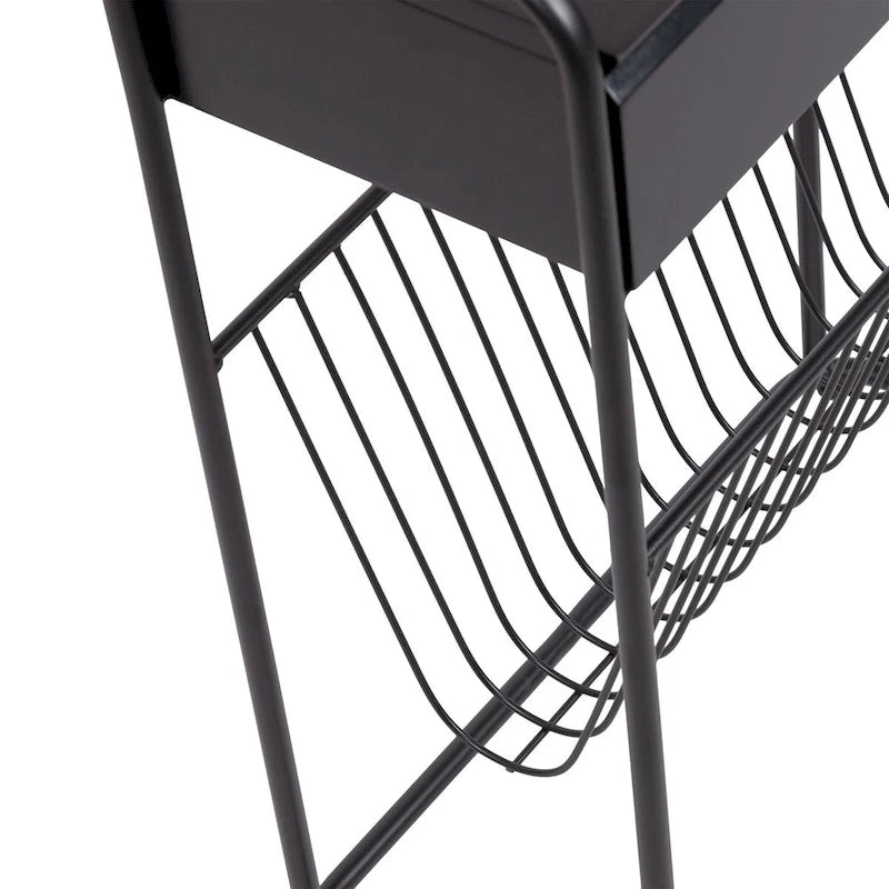 Narrow Side Table - 19x9x26