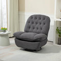 Moderner Chenille-Relaxsessel mit 360-Grad-Drehfunktion, Set aus 1