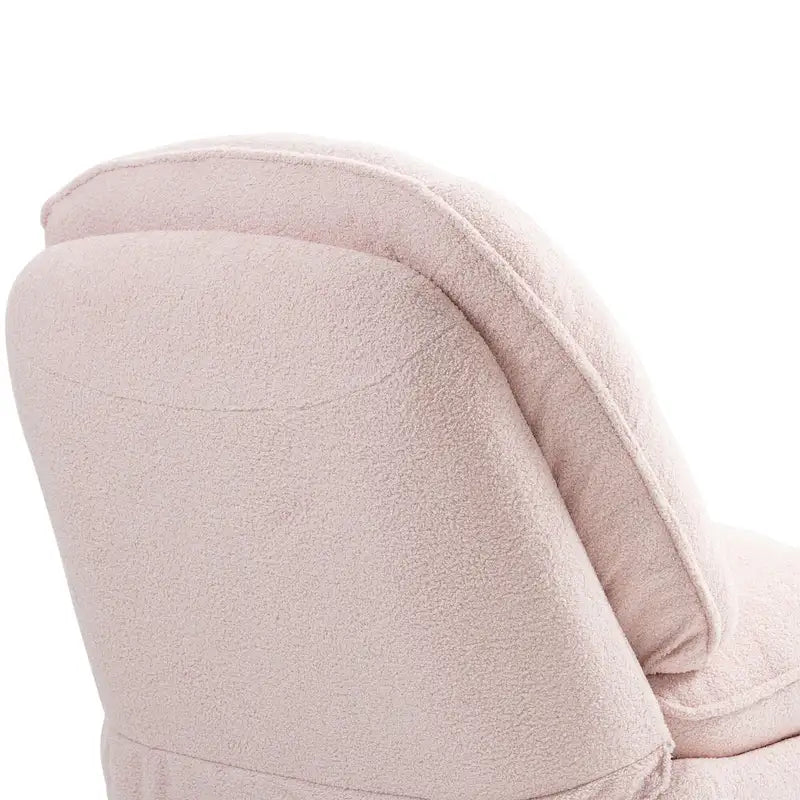 Moderner Chenille-Relaxsessel mit 360-Grad-Drehfunktion, Set aus 1
